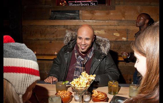 Chris Roe at British Film Commission Sundance party, photographed by Justin Hackworth